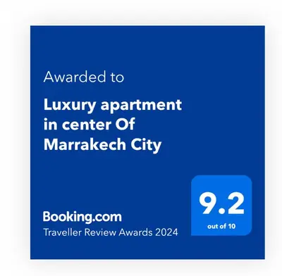 a screenshot of the lobby appointment in center of marriott city at Luxury apartment in center Of Marrakech City in Marrakech