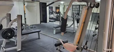 a gym with a bunch of equipment in it at Tempoo Hotel Marrakech City Centre Adults Only in Marrakech