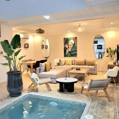 Riad Melilo avec piscine chauffée