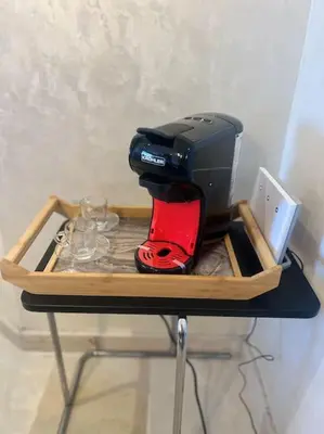 a sewing machine sitting on top of a table at New appart, pool and golf view in Marrakech