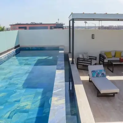 Duplex piscine chauffée terrasse