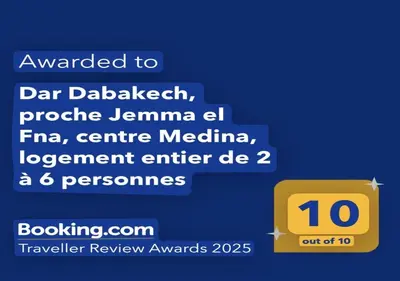 Gallery image of DarDabakech, proche Jemma el Fna, souk, riad, centre Medina - Maison entière de 2 à 6 personnes, possibilité 3 chambres in Marrakech