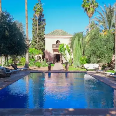 Villa Riad luxe centre marrakech majorelle Rue Yves st laurent
