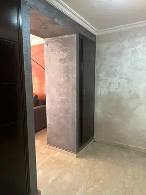 a room with a door in the middle of a room at Luxury Duplex for Rent Suites,terrace,Swimimg Pool in Marrakech