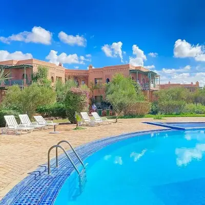 Paradis à marrakech Grande Piscine