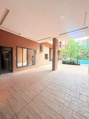 an empty lobby of a building with a courtyard at STUDIO luxueux COSY FAMILY in Marrakech