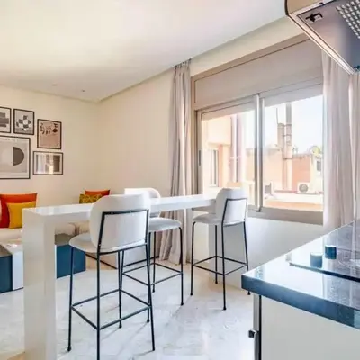 Appart Chambre et Salon Gueliz Marrakech Alia1