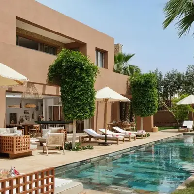 Villa Ty Habibi - Super 5 Bedroom with Private Heated Pool by the Golf Amelkis