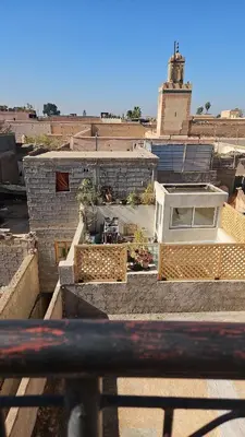 a view from the roof of a building at Séjour au cœur de la medina in Marrakech