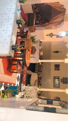a lego model of a house with a train at Maison majid in Marrakech