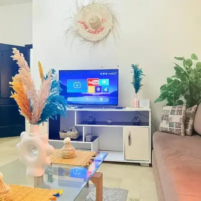 Modern studio near the center