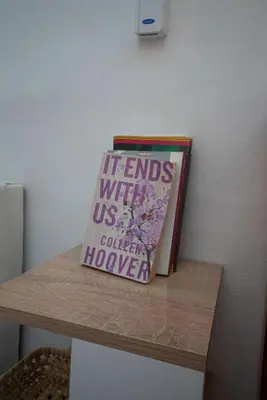 a book sitting on top of a table at Studio Blue Majorelle Marrakech in Marrakech