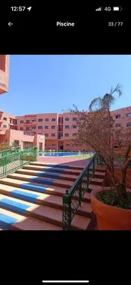 a picture of a stairway in a city at BIG comfort with pool North Gueliz RIAD Ambiance in Marrakech