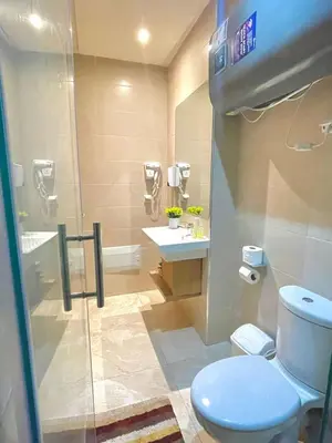 a bathroom with a toilet and a sink at Opera 160&165 in Marrakech