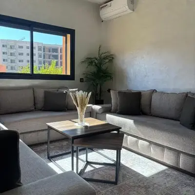 Cozy Family Apartment 2BR Pool Parking Gueliz Marrakesh