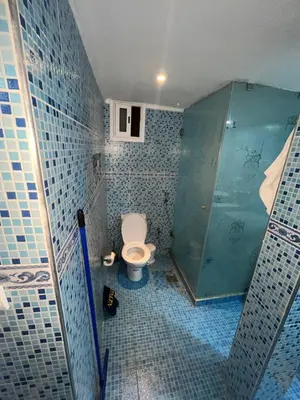 a bathroom with a toilet and a shower at Appartement neuf bien situé in Marrakech