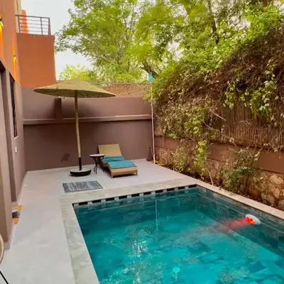 Villa Privèe avec Piscine Chaufèe à 5min de Gueliz
