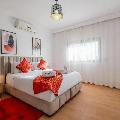 Central Marrakech Apart 2 Minutes from M Avenue with Pool & parking & Wifi
