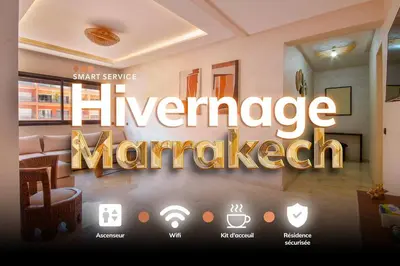 an image of a homepage of a living room at Heart of Marrakech - Hivernage 2 bedroom apartment in Marrakech