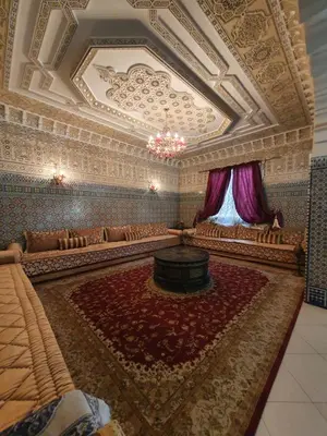a large room with aasteryasteryasteryasteryasteryasteryasteryasteryasteryasteryastery at Villa with private pool in the center of marrakech in Marrakech
