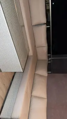 a set of leather seats in a car at 3 bedroom apartment prestigia jade in Marrakech