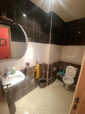 a bathroom with a sink and a toilet at Marrakech house Your Haven of Peace in Marrakech in Marrakech