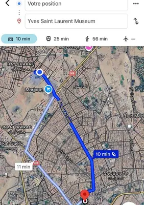 a screenshot of a map of the subway at Wonderful & Warm in City Center in Oulad Akkou