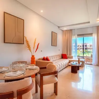 Appartement de charme vue piscine et espace vert