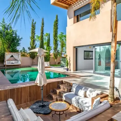 Villa Anzar Refined Oasis wChef and Emerald Hammam