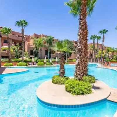 appartement avec piscine et charme marocain