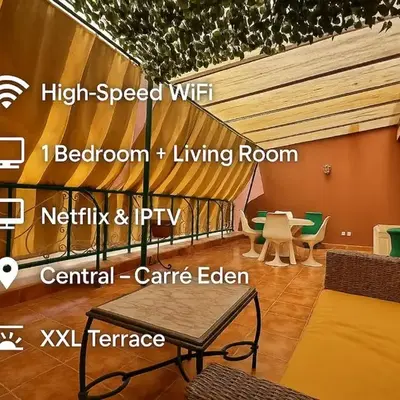 Central terrace XXL - Carré Eden - smart Lock