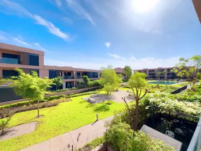 an image of the courtyard of a building at Noria Golf Elegance Pool with View in Marrakech