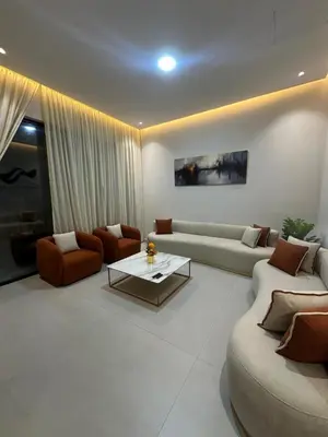 a living room with two couches and a coffee table at Luxury Villa Marrakech in Marrakech