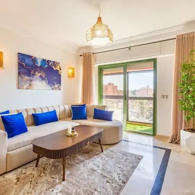 Chic Majorelle Apartment with Balcony and city view Central & Calm Marrakech