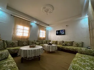 Gallery image of Bright Flat with 2 bed Kitchen & Moroccan Living in Oulad Lahsene