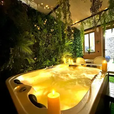Majorelle blue SPA retreat