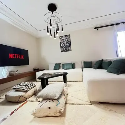 Quiet & Central 1BR Apart with Pool in Gueliz