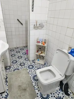 a bathroom with a toilet and a sink at Dar Damana in Marrakech