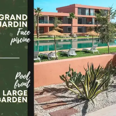 Appartement 2 chambres avec grand jardin Noria Golf