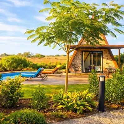 Oasis Of peace Chalet A-frame Atlas view