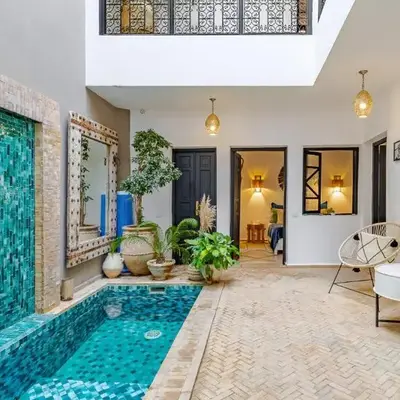 Riad Awajana Marrakech - Piscine - Jacuzzi