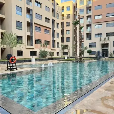 Appartement vue piscine & fitness à Guéliz