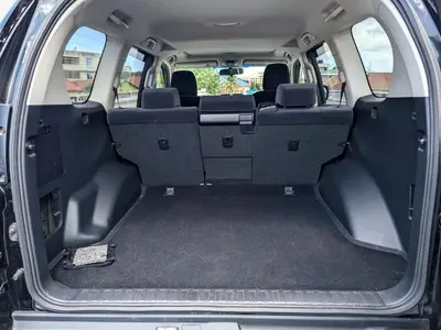 an open back seat of a minivan with the back doors open at Menara Airport Transfers in Marrakech