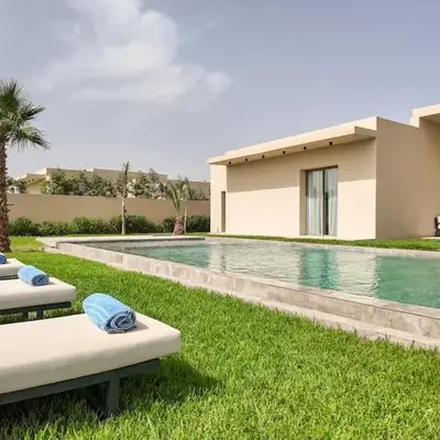 Villa Clea heated pool not overlooked