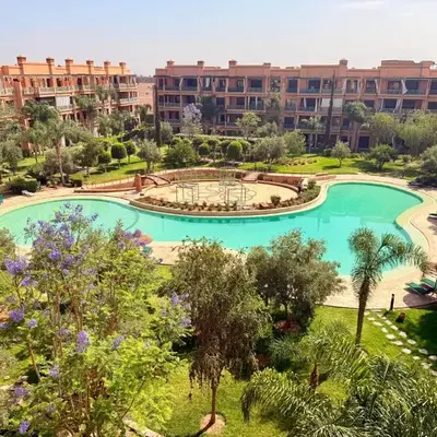 Chic Moroccan Vibes & Pool View - 2BR